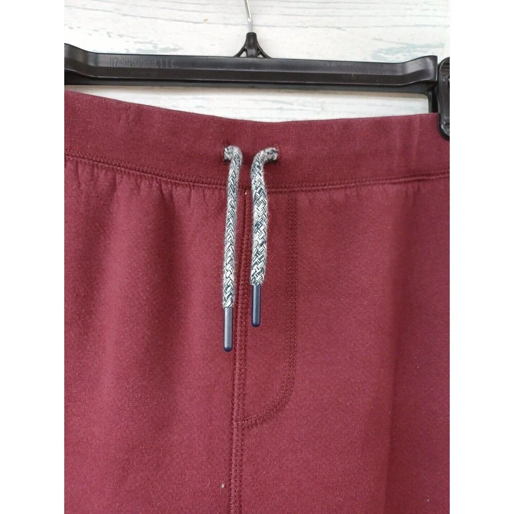 Lands End Sweatpants Boy L Thermal Jogger Drawstring Fleece Active Pants